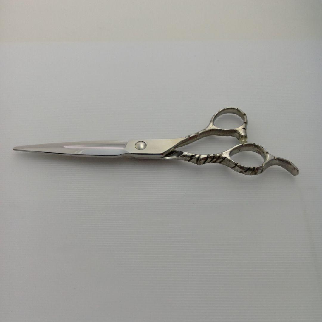 両剣刃　コバルト合金　 ６インチ　彫刻ハンドル JP日本製シザー