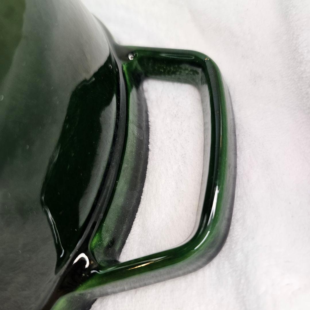 STAUB ストウブ 両手鍋 22CM バジルグリーン 鋳鉄