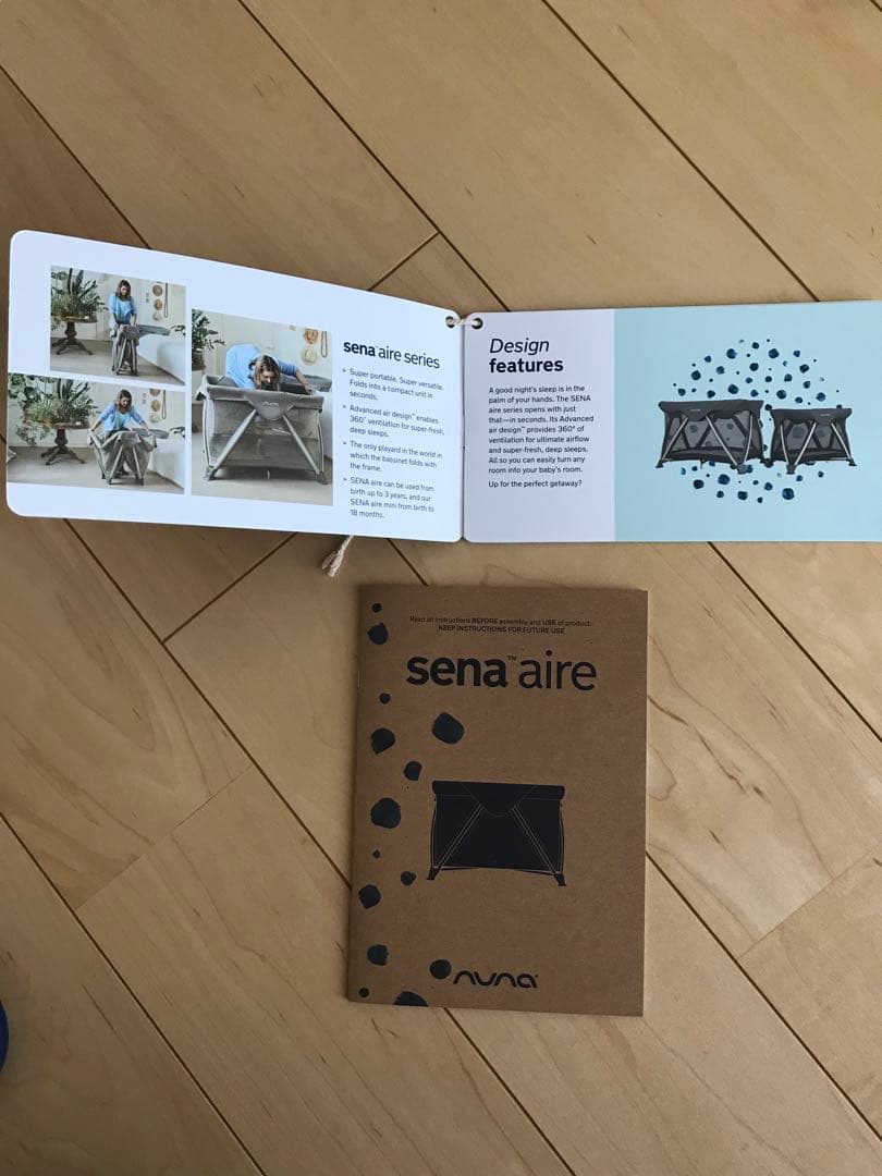 Nuna ヌナ セナエア 折りたたみ式ベビーベッド兼サークル