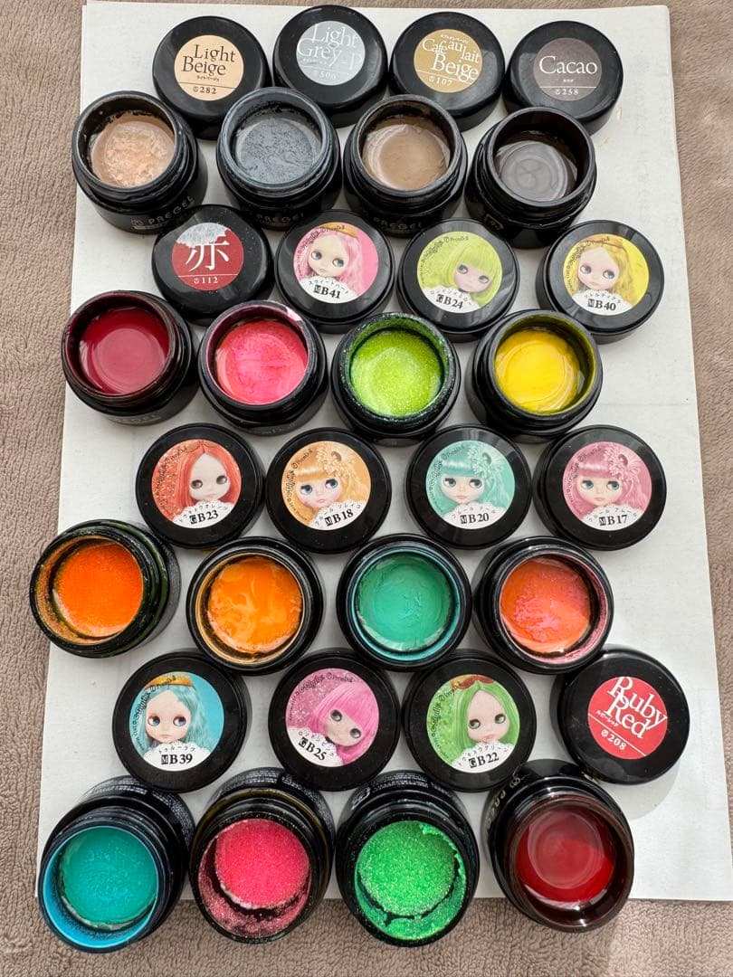プリジェル　カラージェル　34色セット