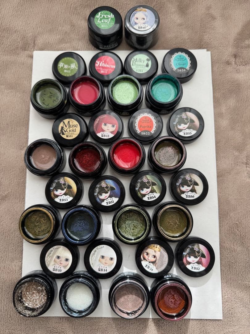 プリジェル　カラージェル　34色セット