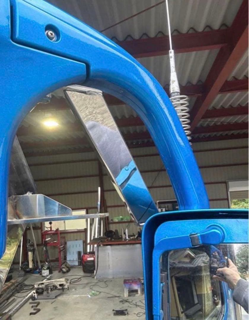 スーパーグレート用アンテナステー40角内向きロング