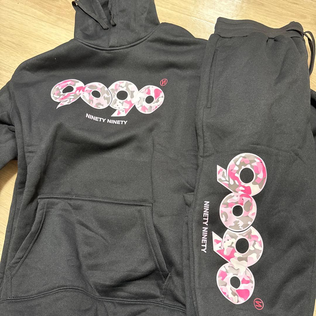 NINETY NINETY ブラックパーカー