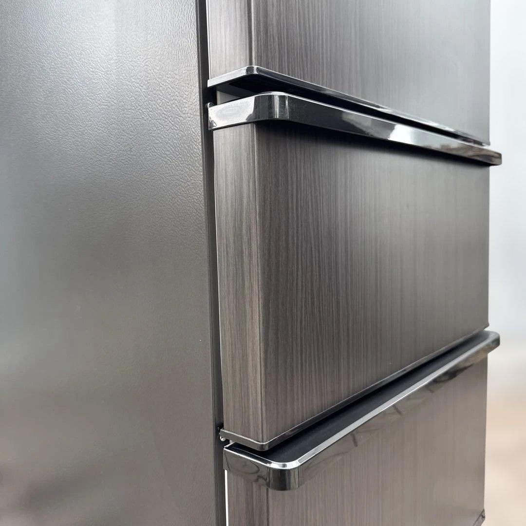 極美品 AQUA 2023年製 3ドア冷蔵庫 272L 高品位ウッドブラック