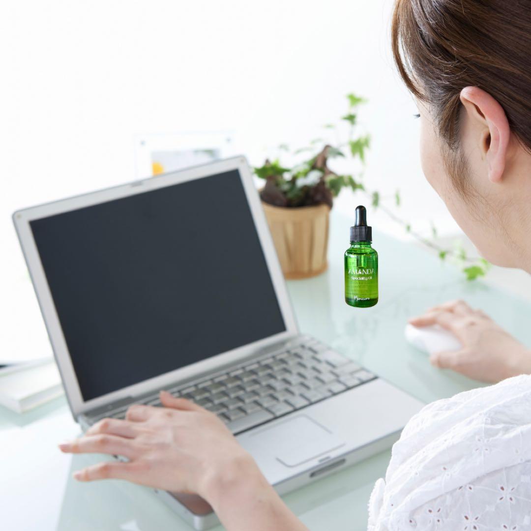 30ml ネイルオイル AMANDA 美爪ケア 透明 甘皮ケア 保湿 乾燥対策