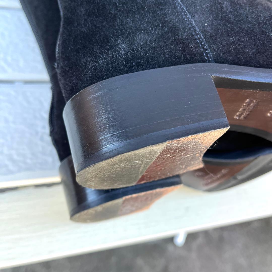 み*ょ様 36 SARTORE シングルベルト　ロングブーツ　黒　スエード　23