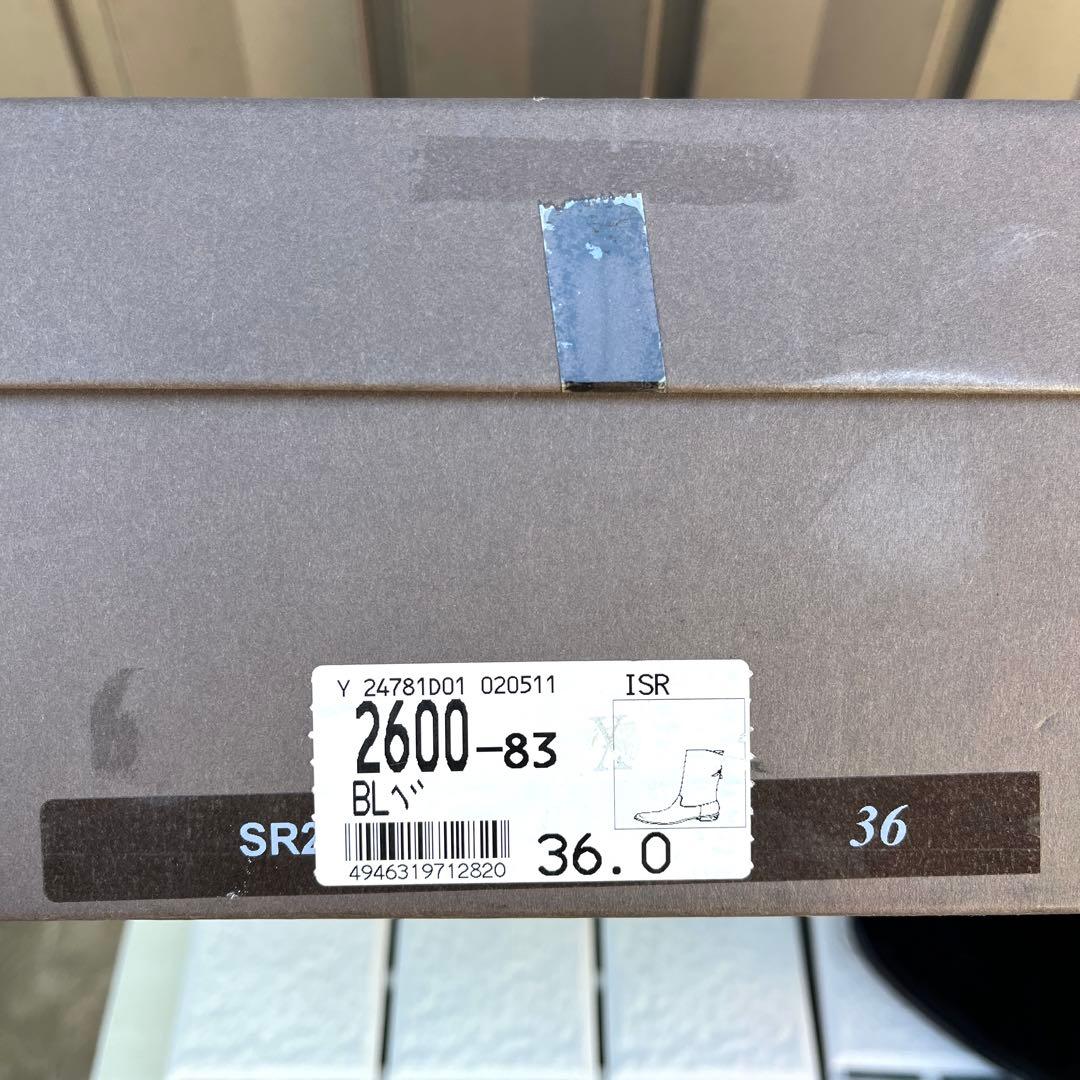 み*ょ様 36 SARTORE シングルベルト　ロングブーツ　黒　スエード　23