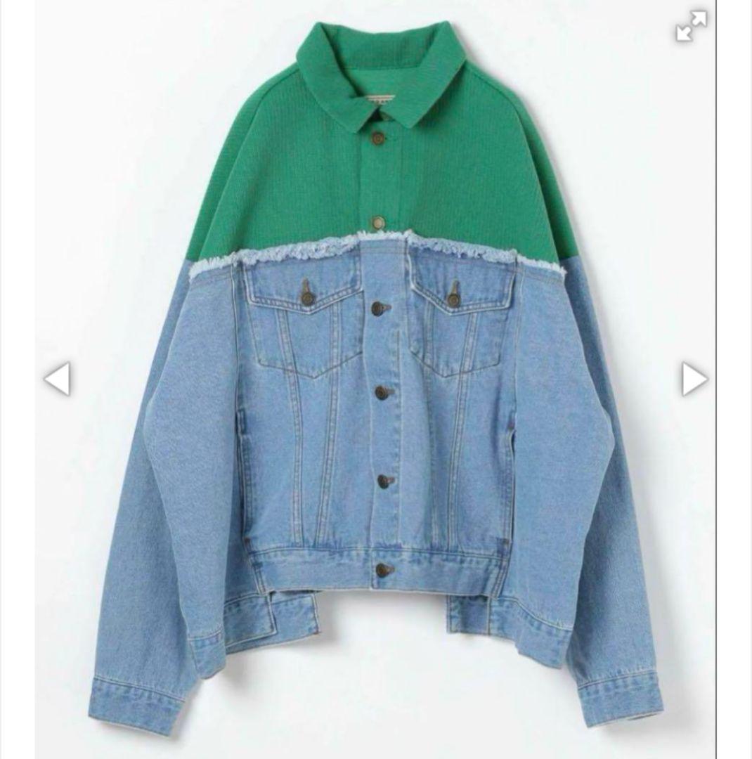 は*こ様 リメイク風モンスターGジャン　ニコアンド　アイボリー　ベージュ