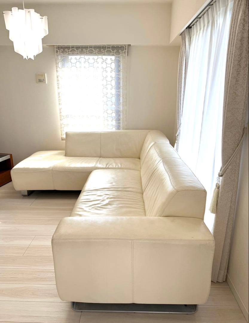 【大塚家具】カウチソファ★アイボリー★カウチ部分★11/28まで