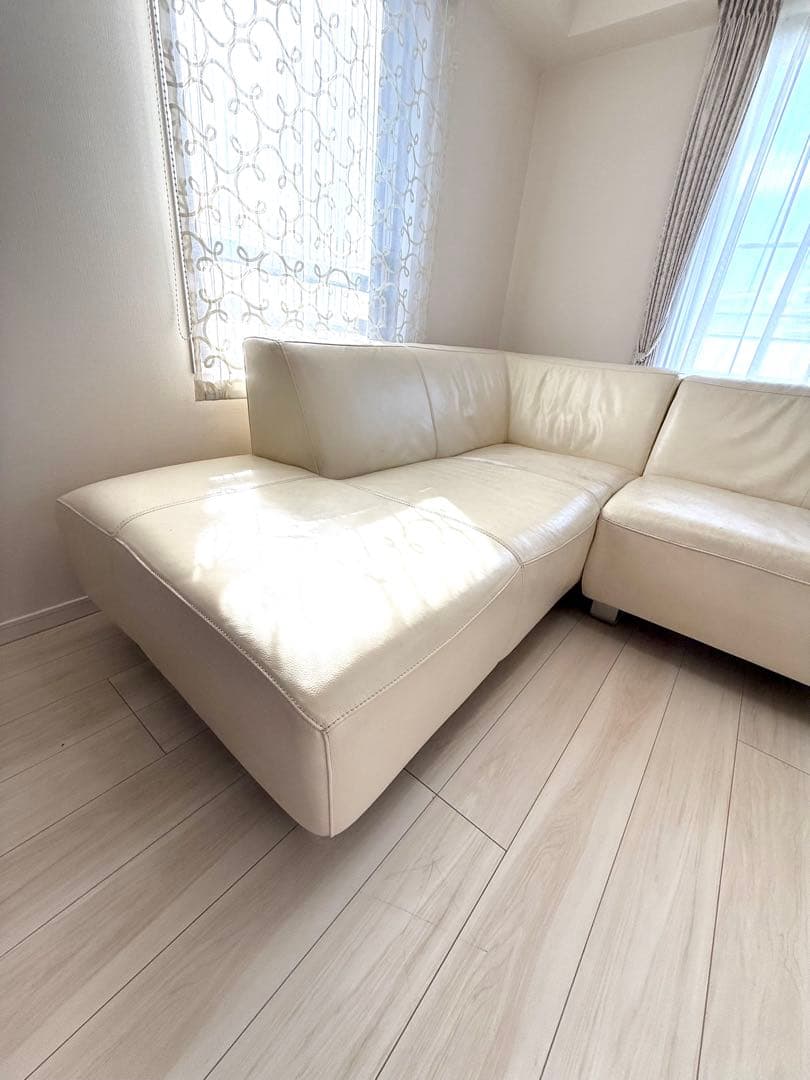 【大塚家具】カウチソファ★アイボリー★カウチ部分★11/28まで