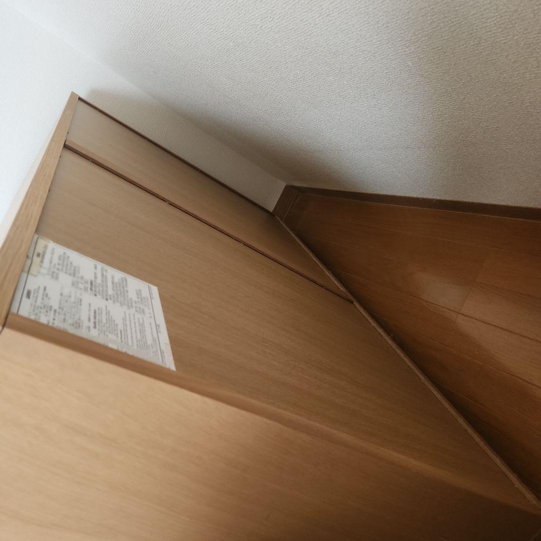 無印良品オーク材４段幅120 cmチェスト