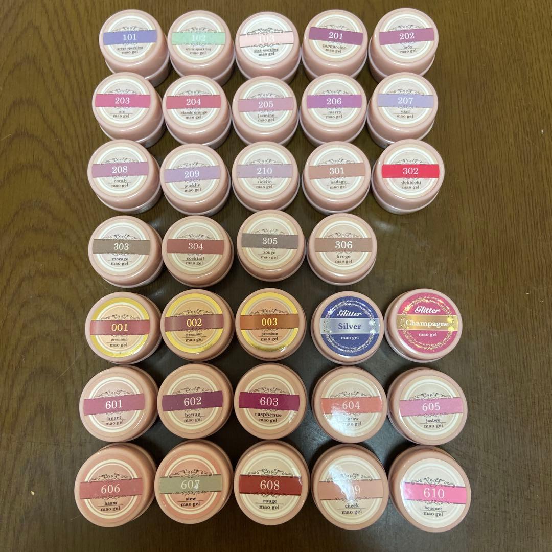マオジェル maogel 34色&マオネイルコラム&マオラメセット　まとめ売り