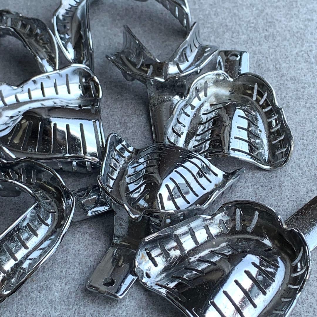 印象トレー　上下顎　10個　シュライネマーカー　無歯顎　歯科