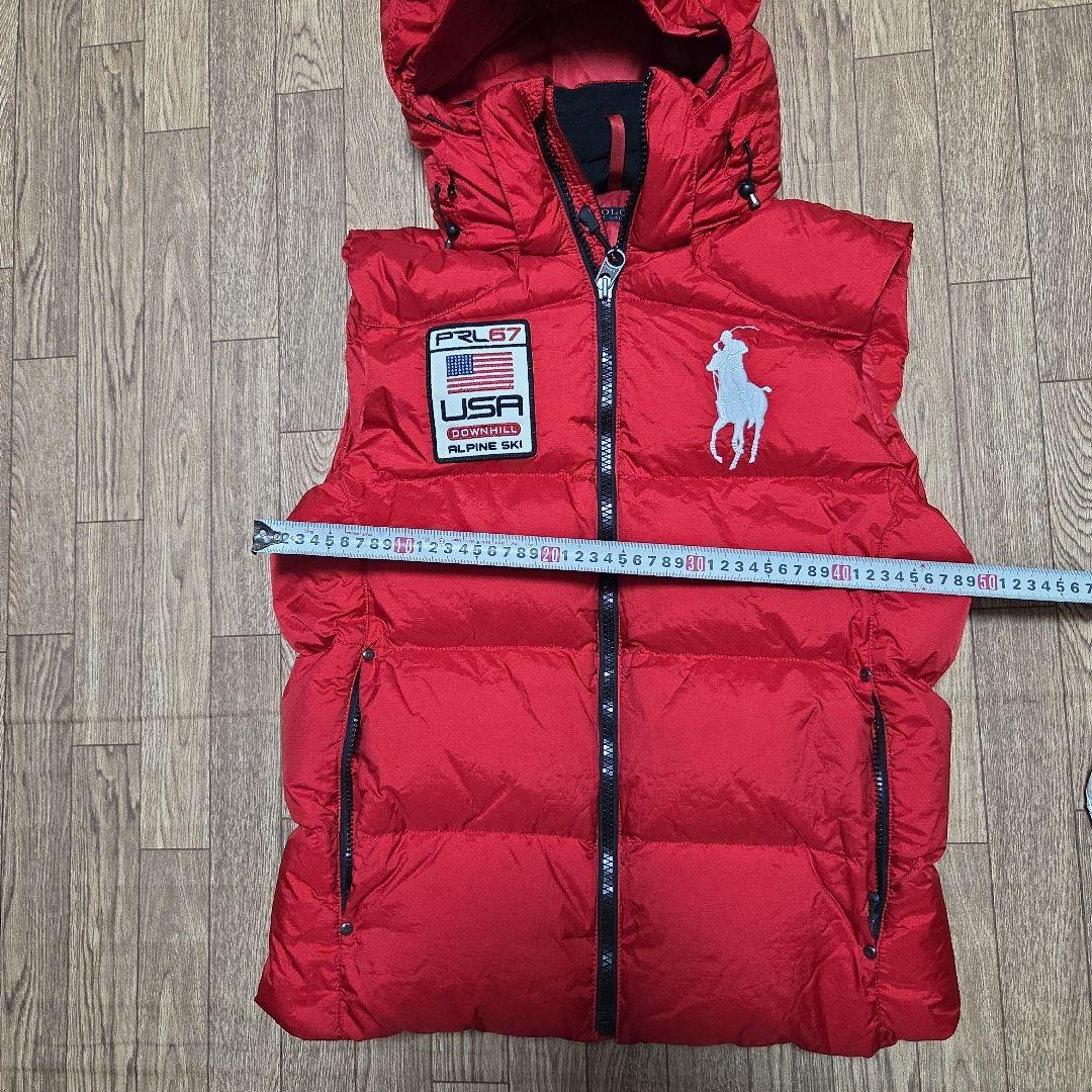 Polo Ralph Lauren レッド ダウンベスト S