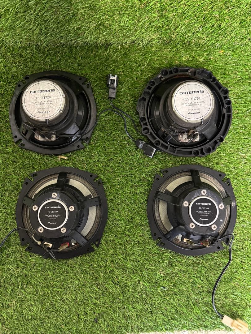 カーオーディオ Pioneer Carrozzeria TS-C1710A + TS-F1720