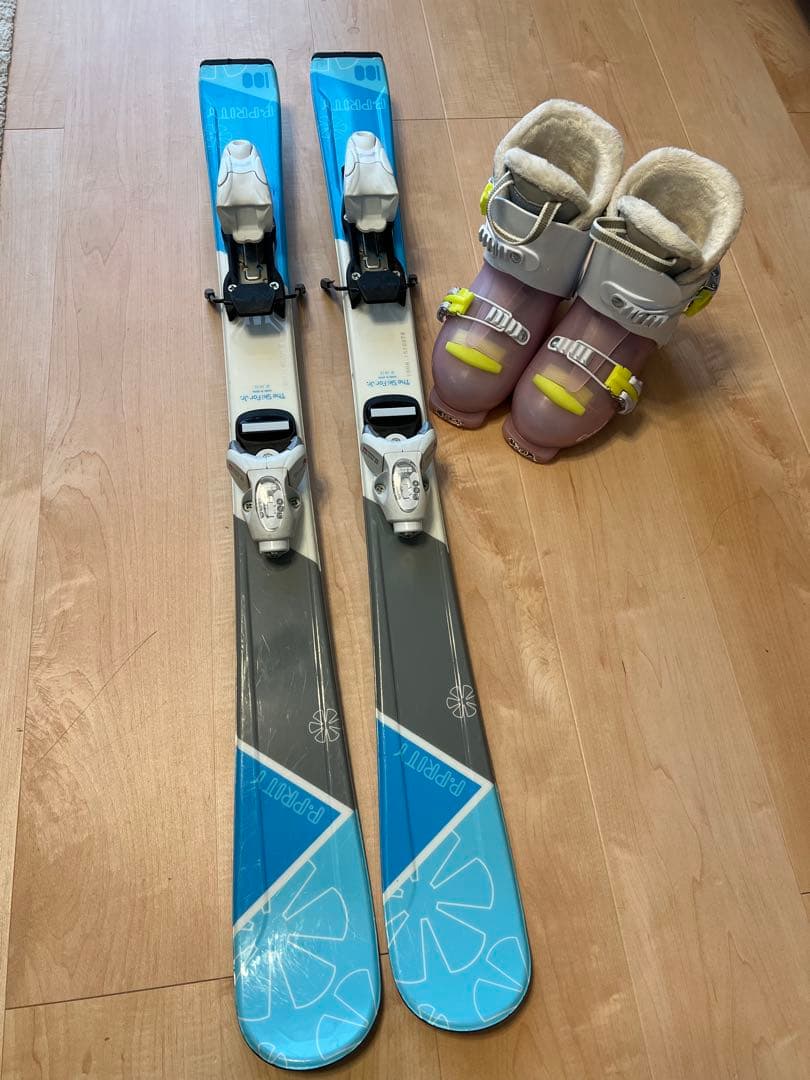 スキー板100 スキー靴19.0　セット　ジュニア