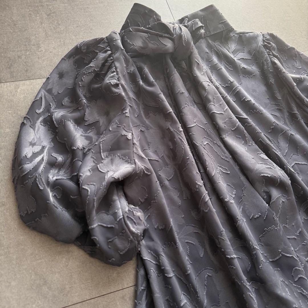 J by blue バックリボンジャガードドレス L オケージョン 結婚式