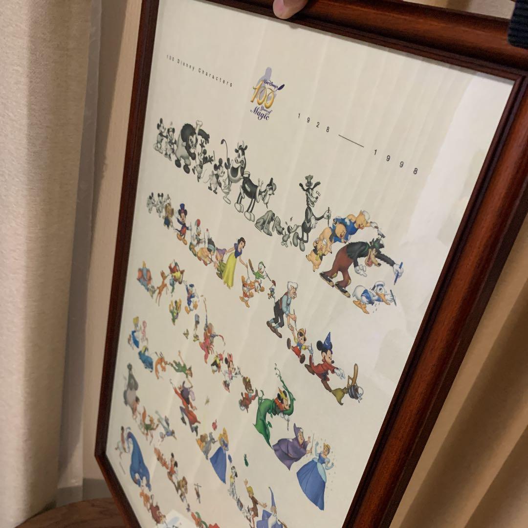 希少品　ディズニー 100周年 絵画 1500枚限定　A1-19