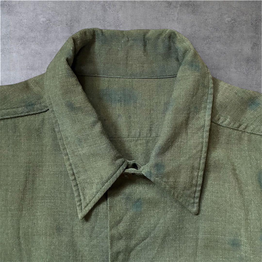 40s〜U.S.AIR FORCE PWステンシル　woolシャツ