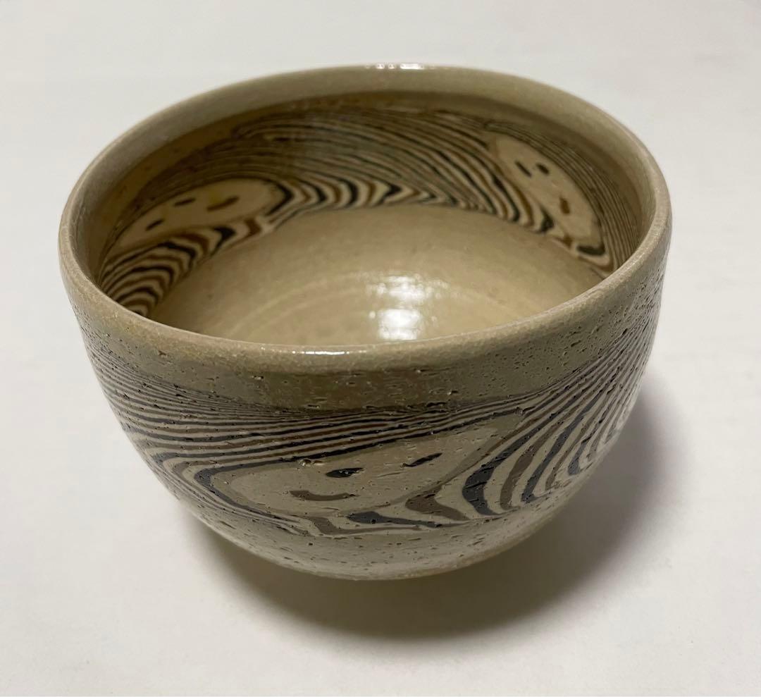 水野教雄　練り込み茶碗