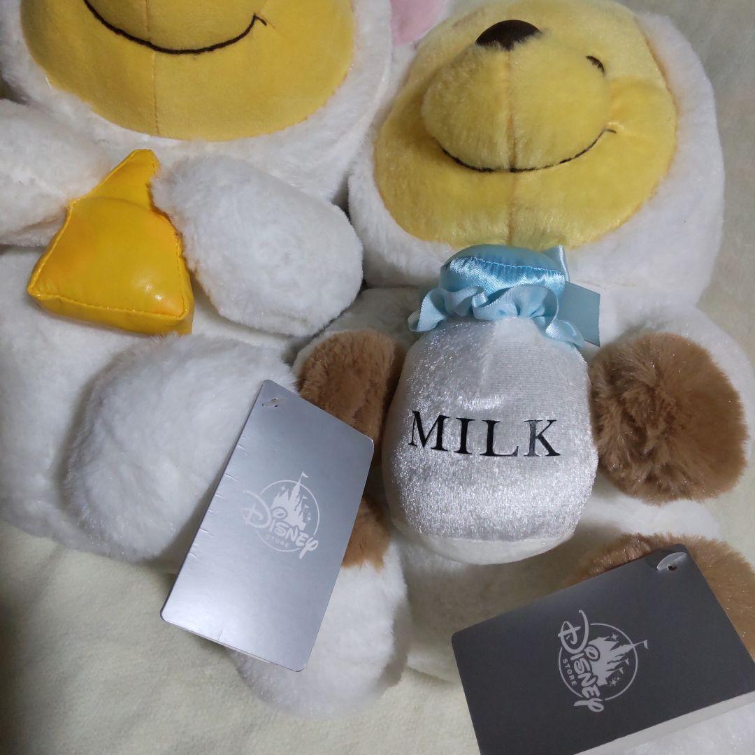 タグ付き☆ディズニーストア　お正月　プーさん　干支　ぬいぐるみ　Lサイズ