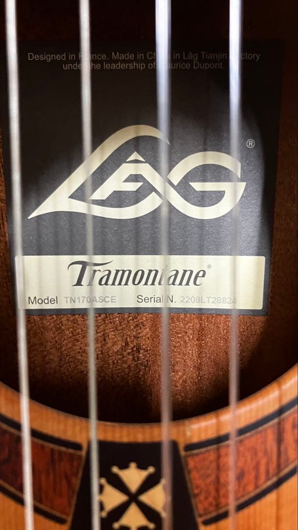 Lag Tramontane TN170ACE エレガットギター