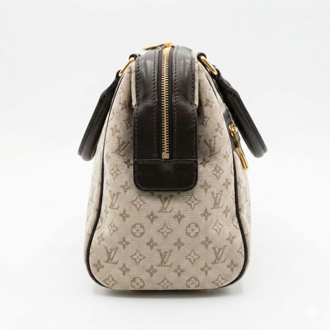 ルイヴィトン モノグラム・ミニ・ラン ジョセフィーヌPM ハンドバッグ カーキ