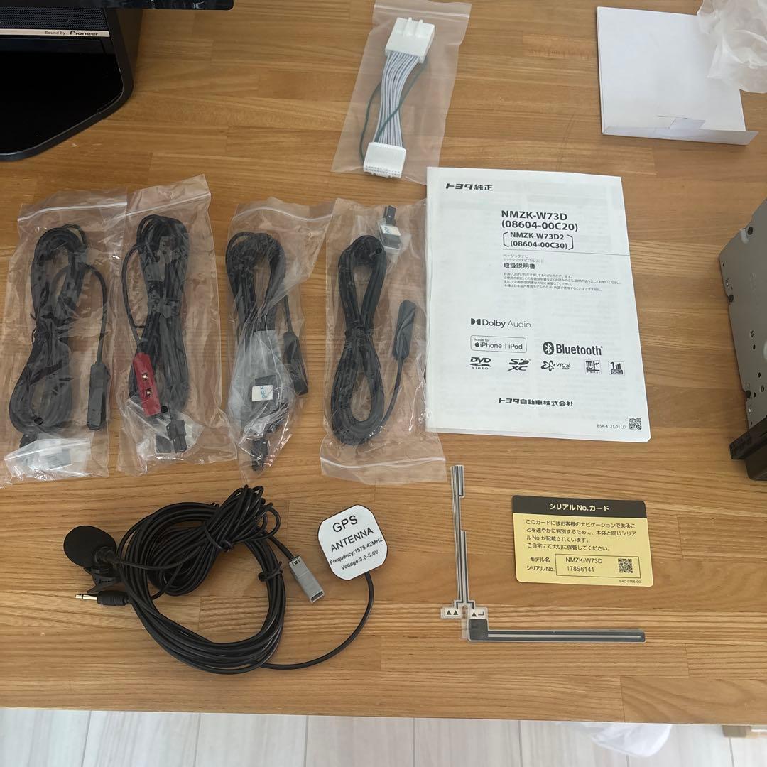 a*様 トヨタ純正ナビ　NMZK-W73D