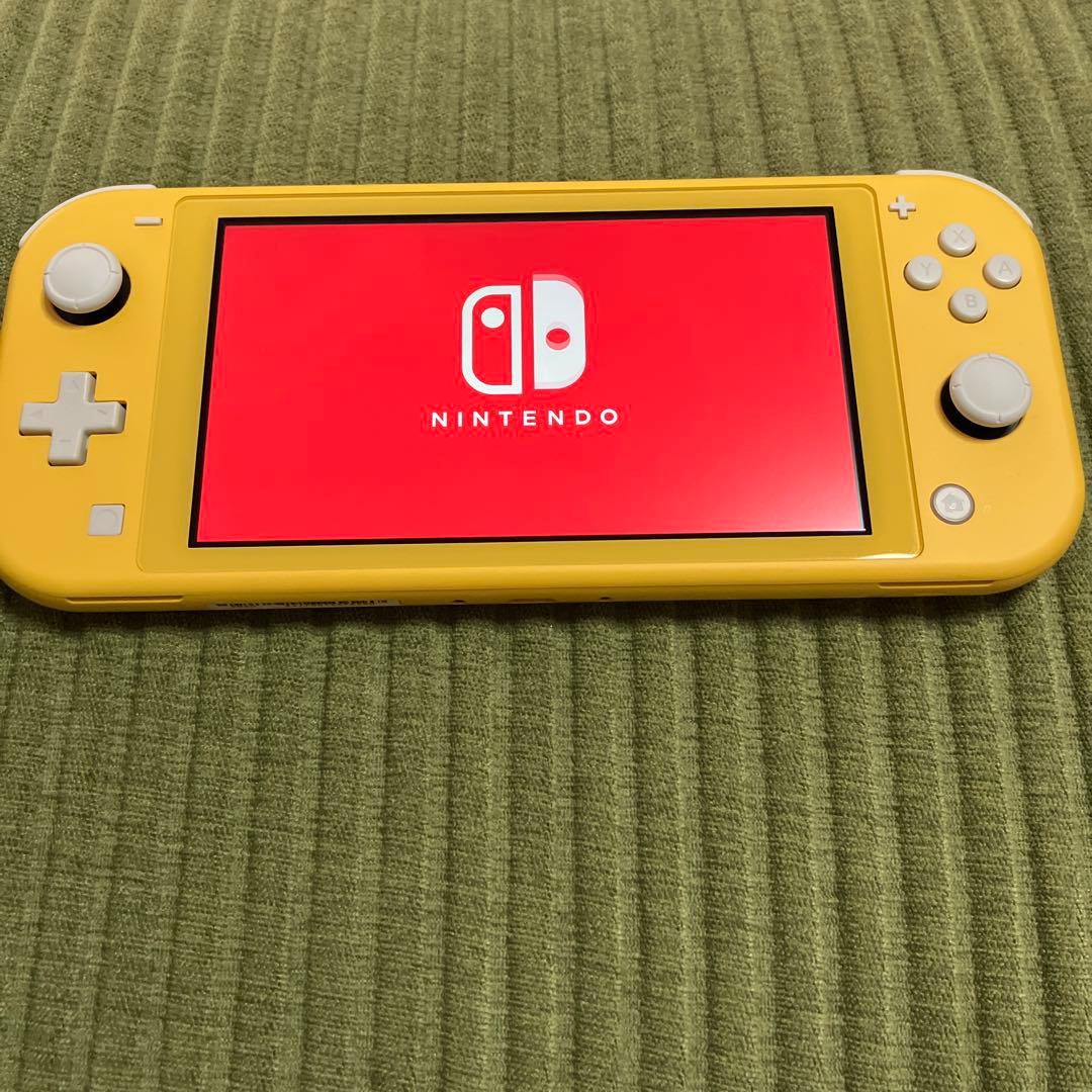 ニンテンドー スイッチライト イエロー 充電器 ケース マイクロsd 外箱 付き