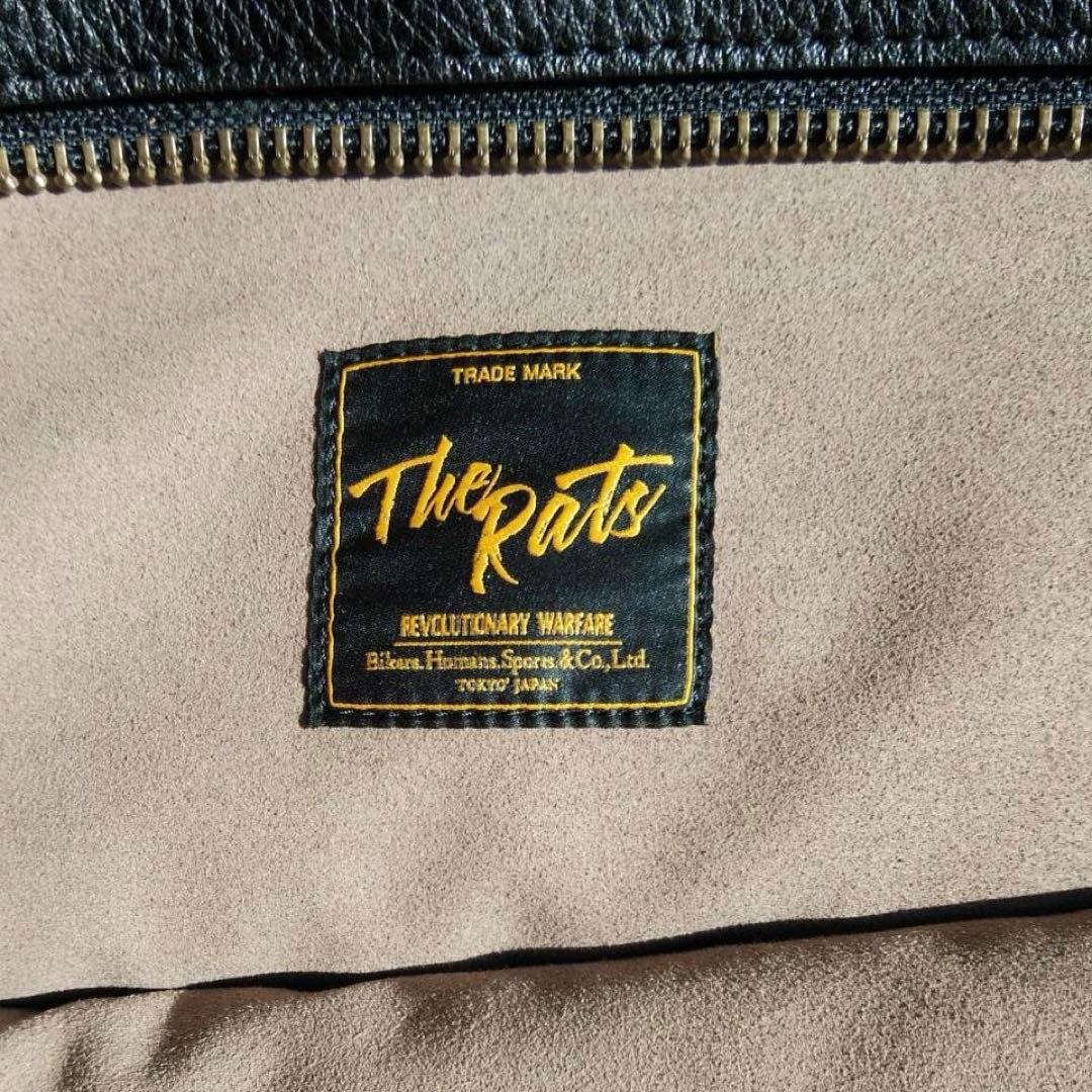 RATS LEATHER BOSTON BAG キムタク着用　私物 木村拓哉