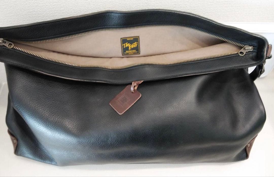 RATS LEATHER BOSTON BAG キムタク着用　私物 木村拓哉