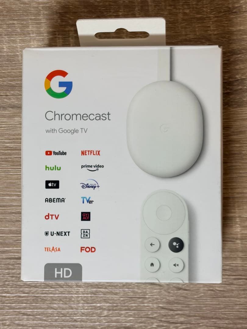 【新品未使用】Chromecast with Google TV HD