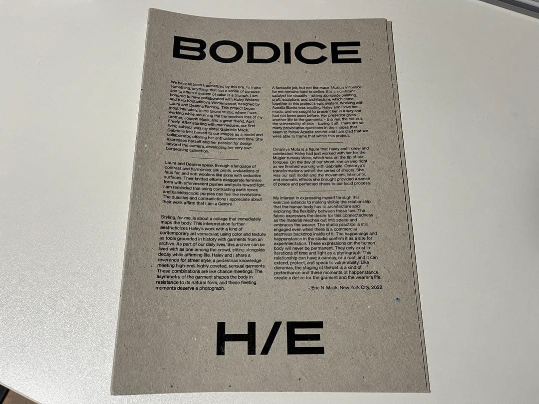 アート・デザイン・音楽 Kiko Kostadinov Bodice H/E