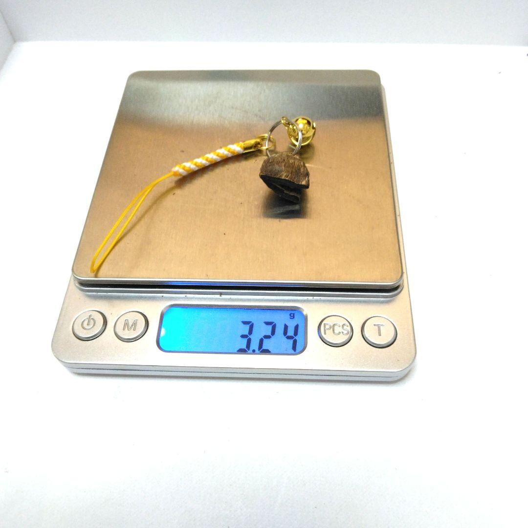 沈香ストラップ　鈴付き　③