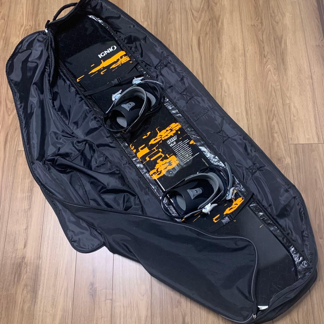 激安‼️送料込み‼️スノーボード板+バインディング+ボードケース3点セット✨️①