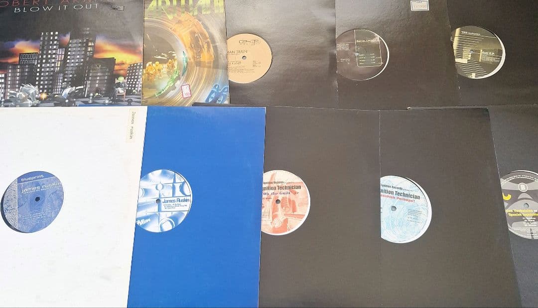 テクノ ハードミニマル系アーティスト寄せ集め レコード 10枚セット