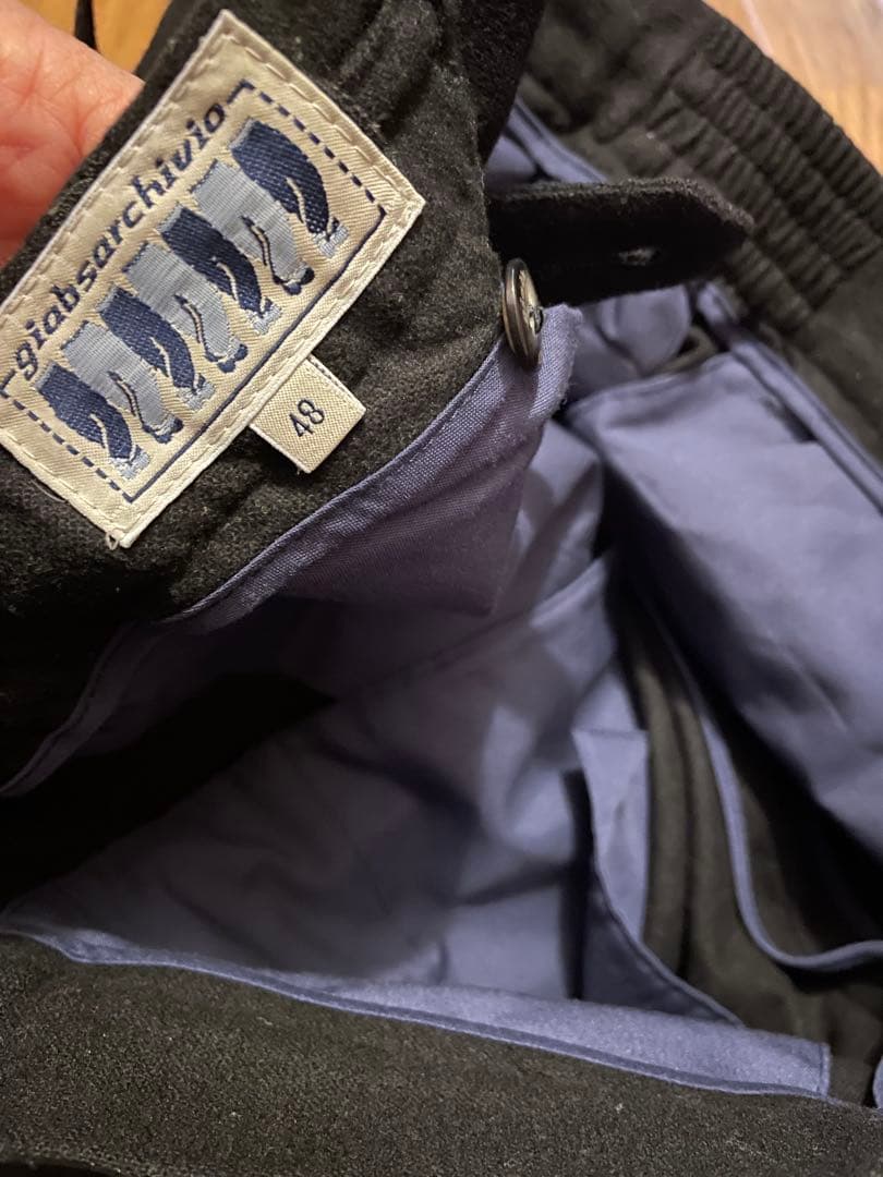 giab's ARCHIVIO MASACCIO48ダークグレー永久クリース仕様