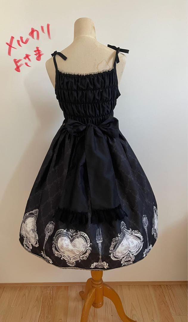 新品初版*Enchantilly*トランプティータイムジャンパースカート*黒