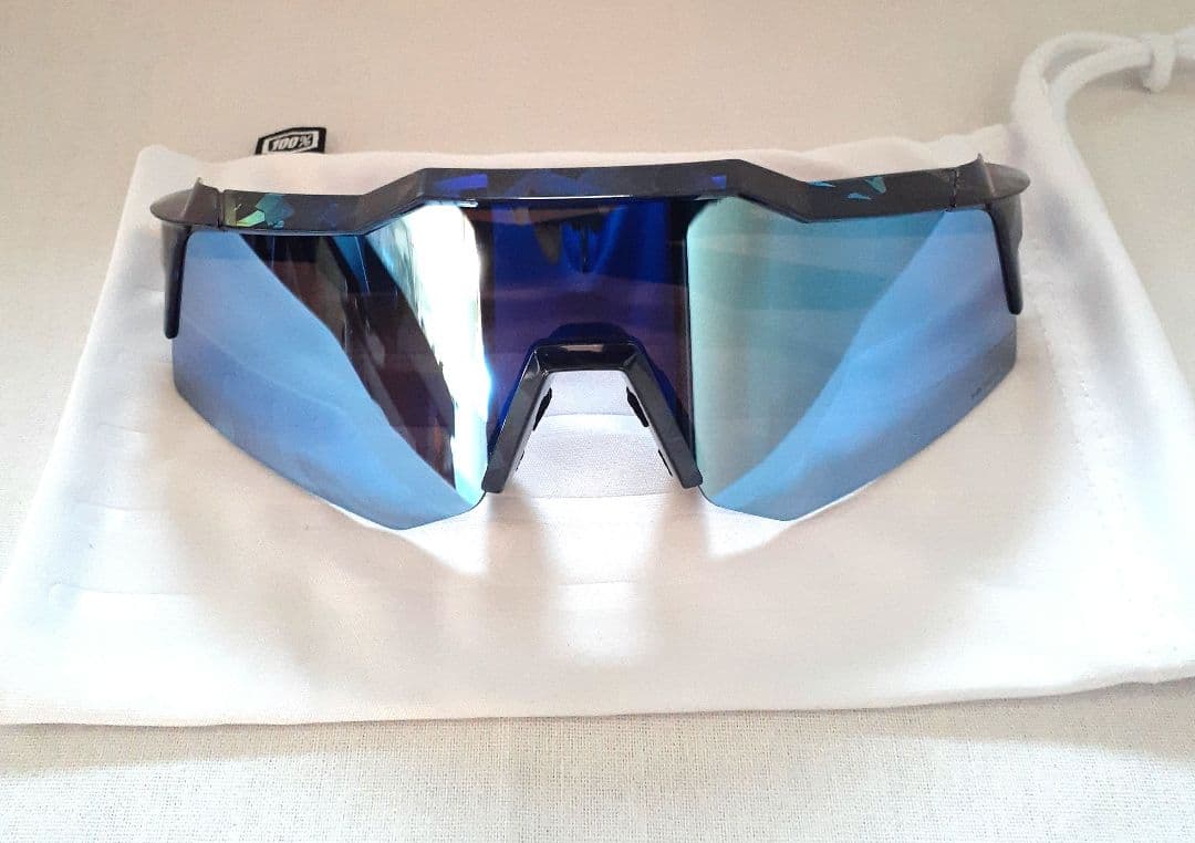 100% Speedcraft XS ブラックホログラフィック ワンハンドレッド