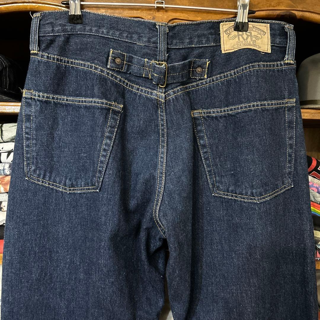90s USA製 RRL シンチバック　デニムパンツ