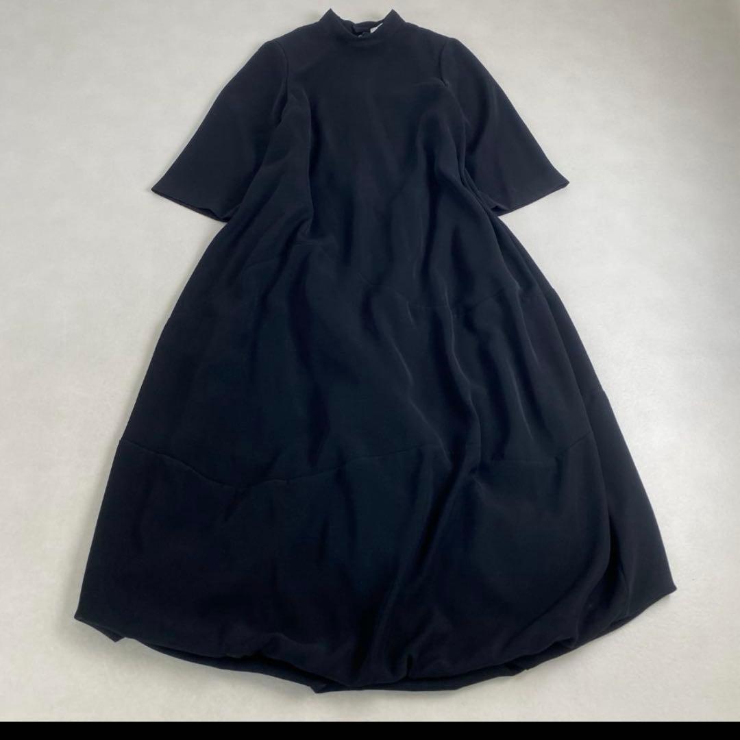 ENFOLD ブラック ロングワンピース 38