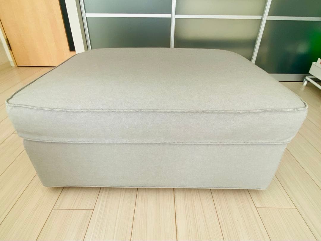 IKEA イケア オットマン 収納付 シーヴィク KIVIK ライトグレー