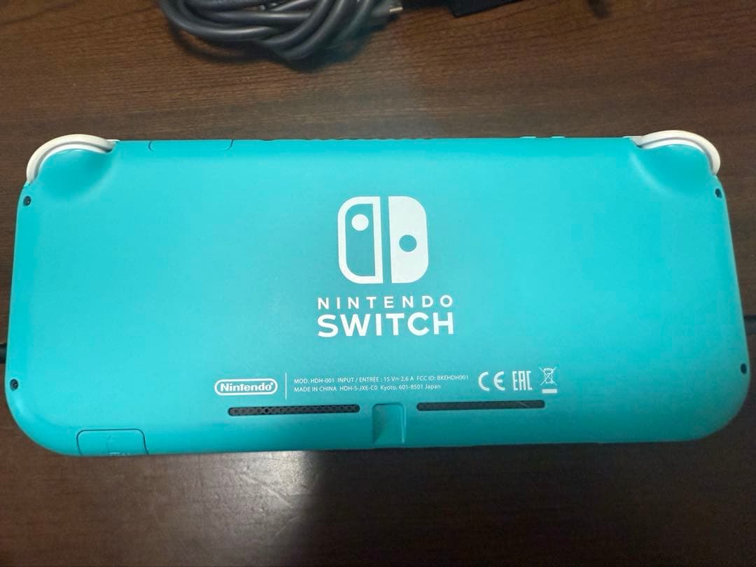 任天堂Switch Lite ターコイズ(箱&充電器付き)
