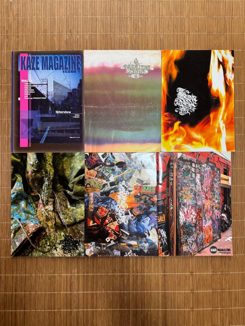 KAZE MAGAZINE 6冊セット　希少issue1(創刊号)有り