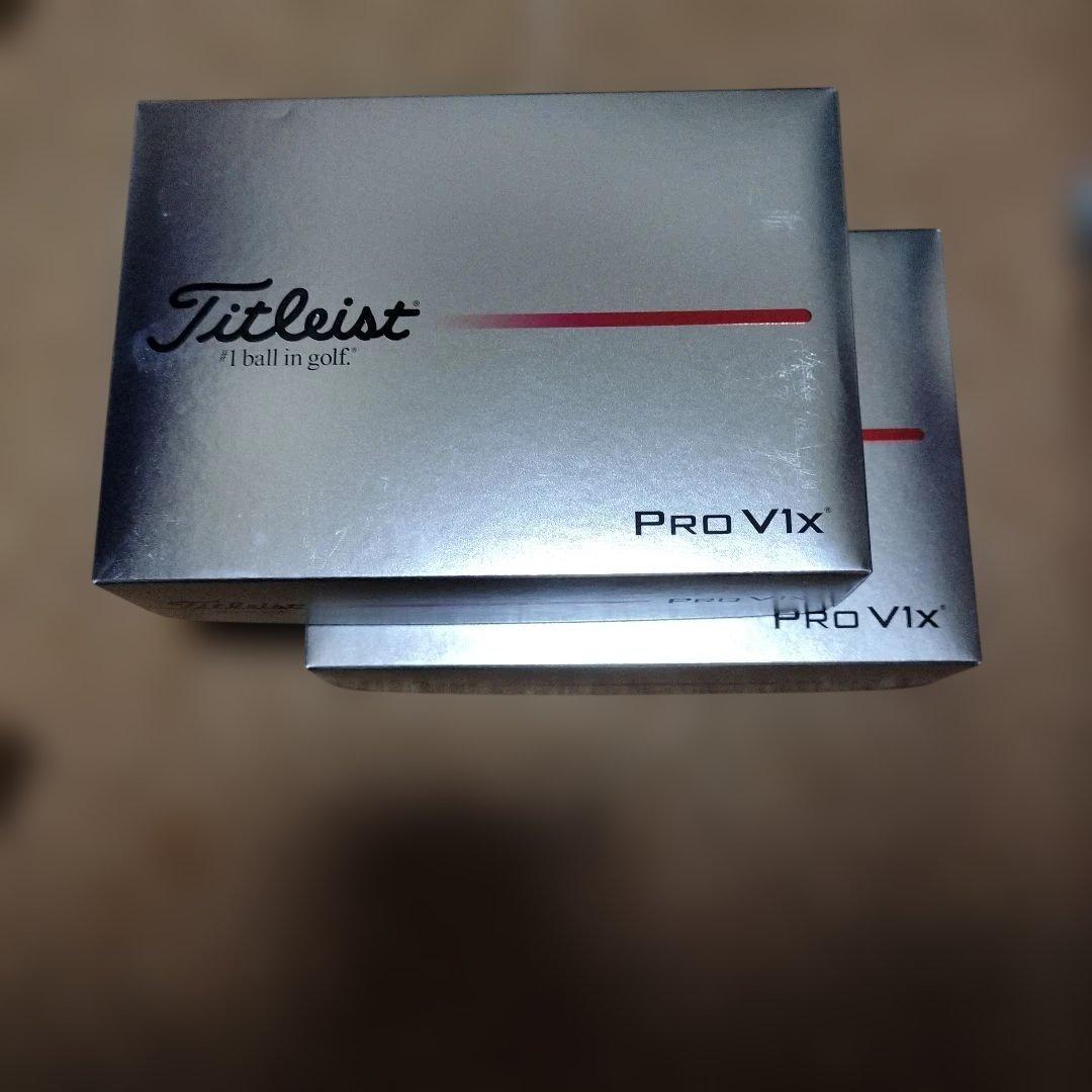 Titleist Pro V1x ゴルフボール 2箱セット