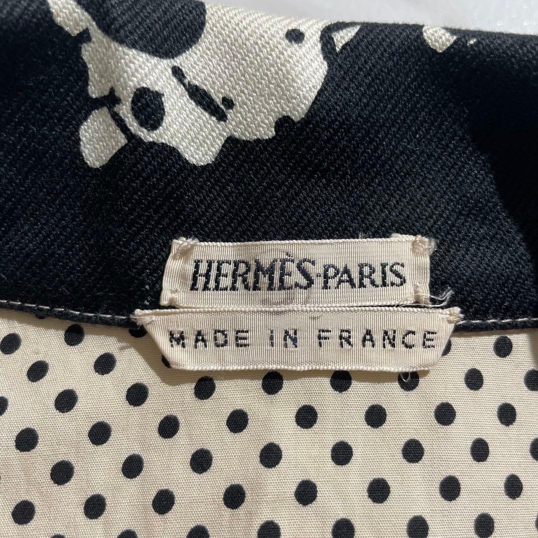 入手困難✨ エルメス マルジェラ期 ベスト 落書き ペイント加工 ブラック