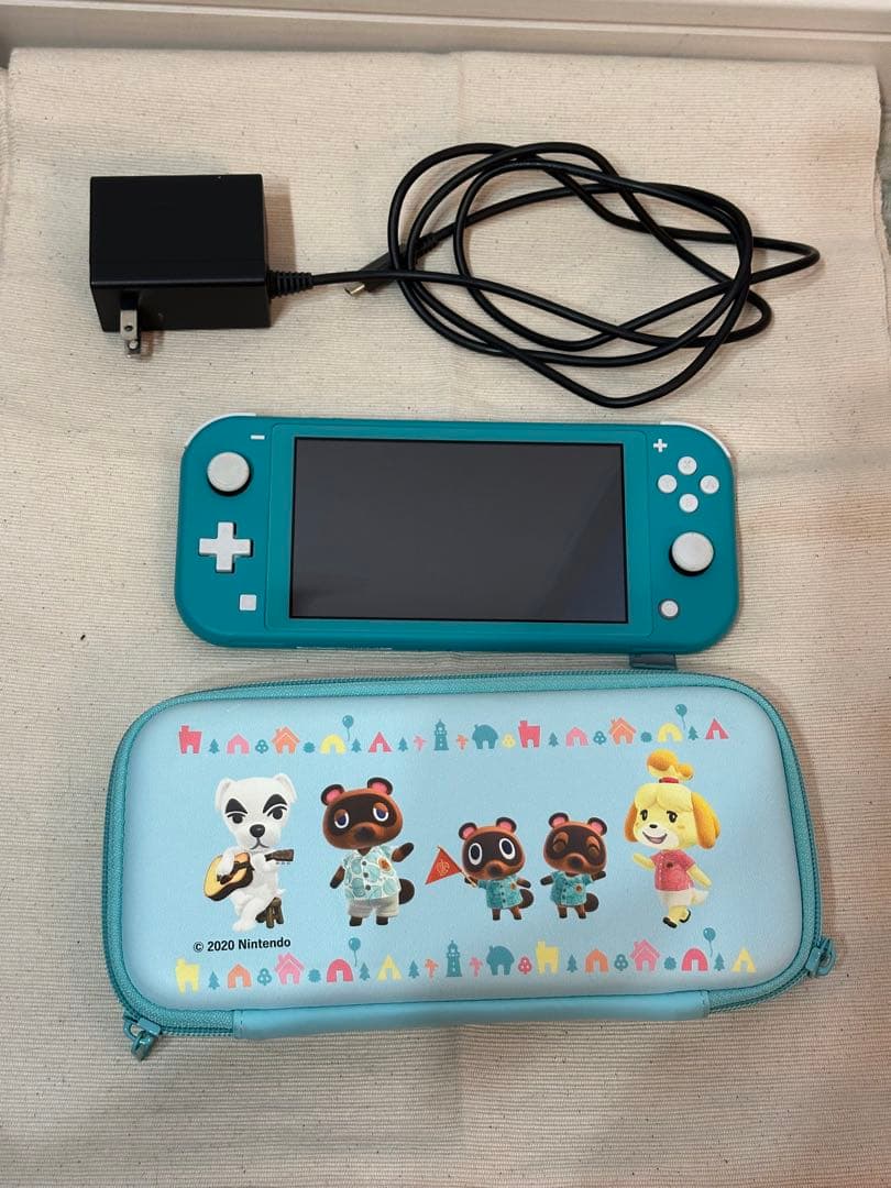 Switch Lite ターコイズ 256GBメモリーカード・ケース付