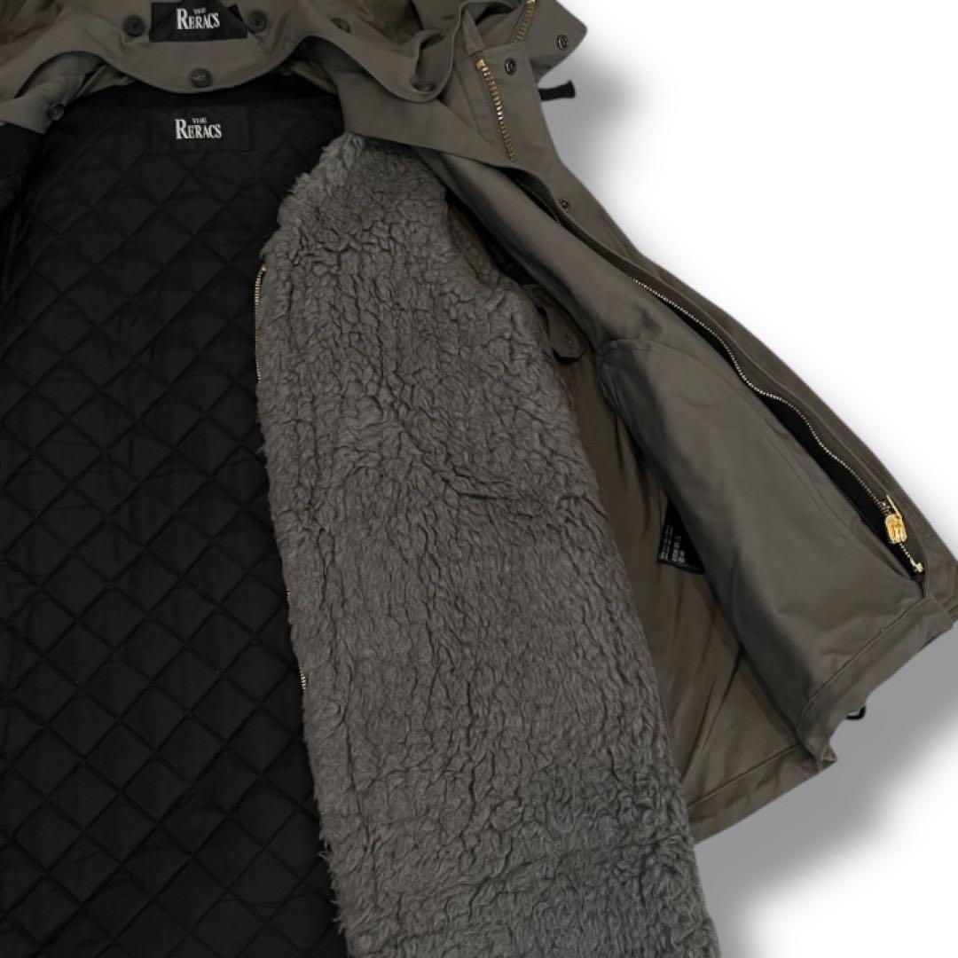 美品✨リラクス ショートモッズコート マウンテンパーカー ボアライナー付 36