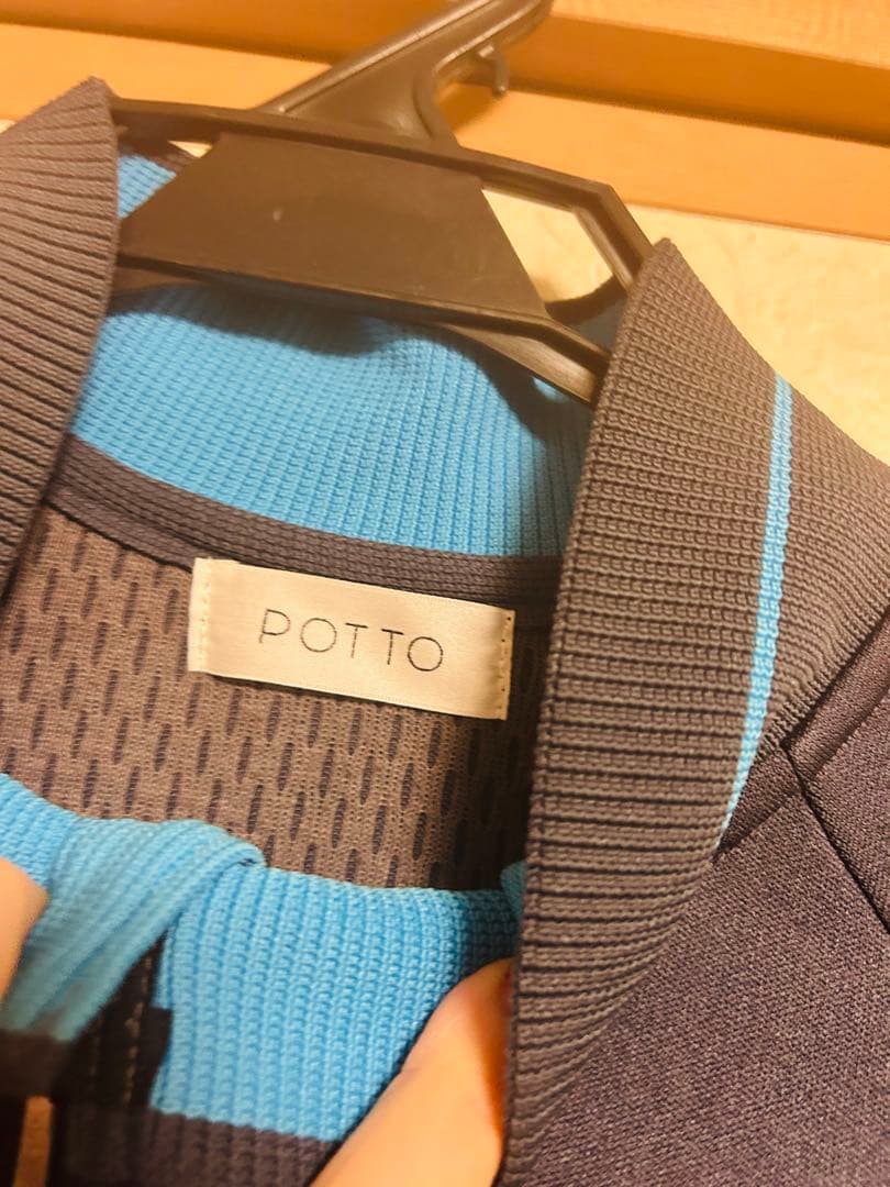 potto リメイクワンピース　ジャージ