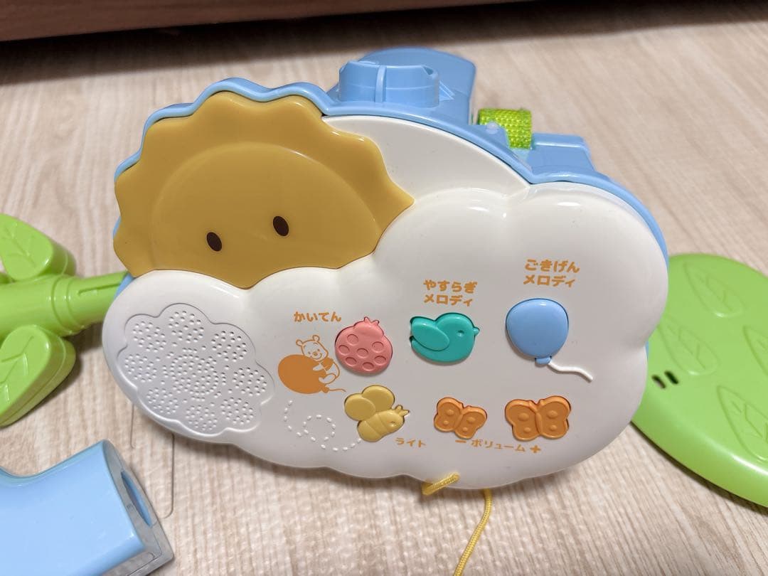 【美品】プーメリー くまのプーさん 6WAYジム おもちゃ付き